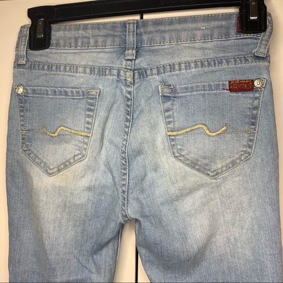 Girl’s 7 For All Mankind The Ankle Skinny Jeans - Picture 10 of 14